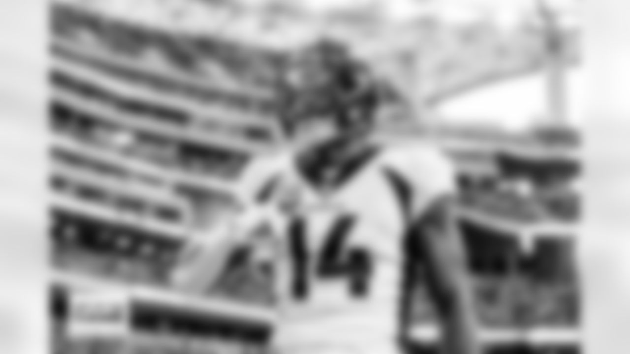 Courtland Sutton during the Broncos' Week 14 game against the Los Angeles Chargers at SoFi Stadium in Inglewood, California on December 10, 2023. Photo by Ben Swanson / Denver Broncos