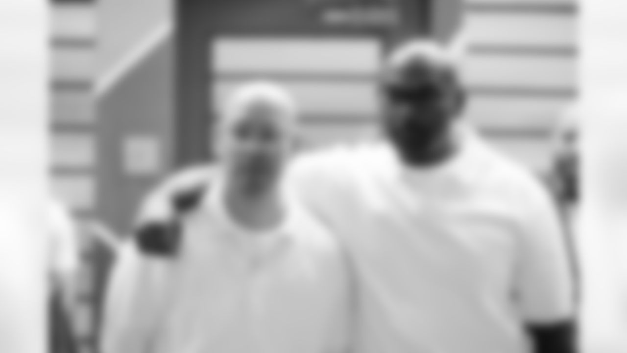 ChangeMakers during a visit to the Arkansas Valley Correctional Facility in Ordway, Colorado on October 14, 2025. In partnership with the Vera Institute of Justice, the Denver Broncos Foundation toured ChangeMakers Village (a Restoring Promise Unit).Photo by Gabriel Christus / Denver Broncos