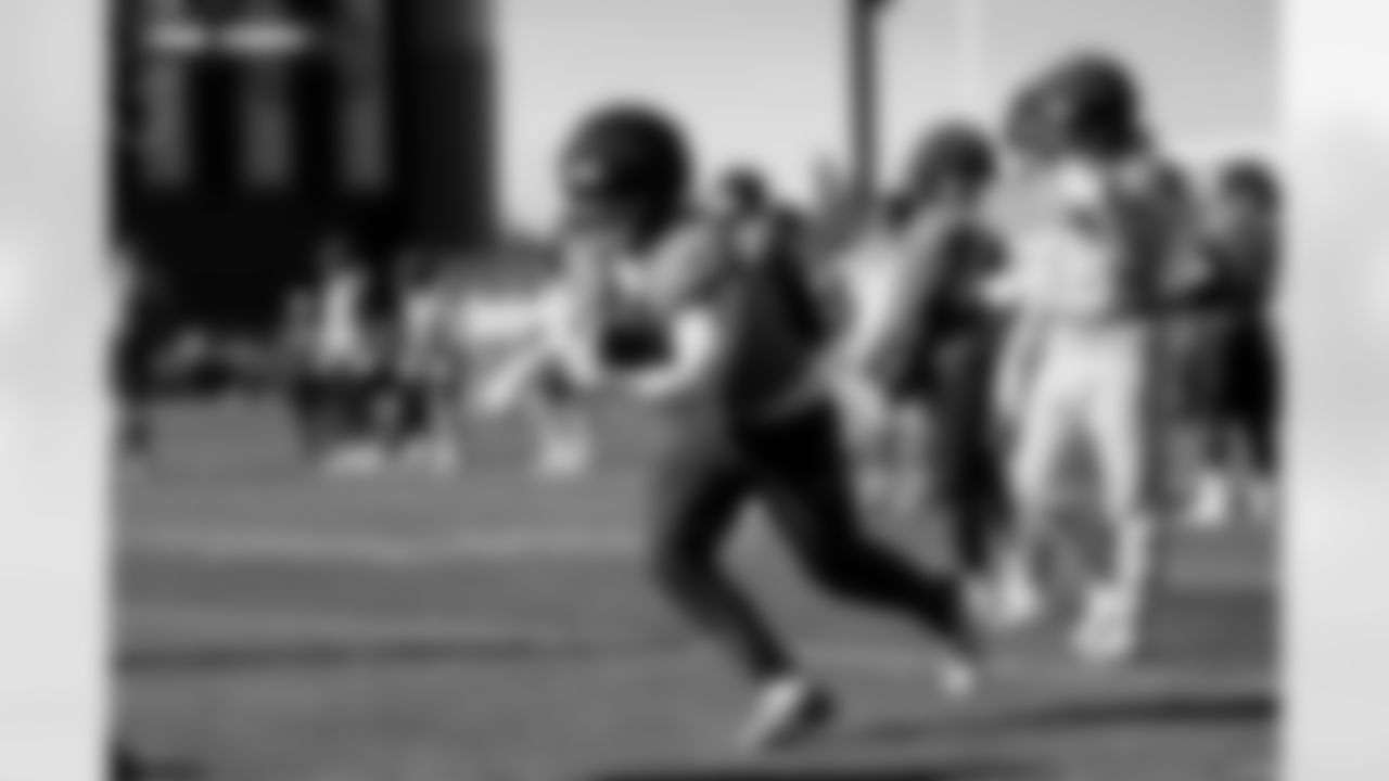 RJ Harvey during practice on Wednesday, January 21, 2026 at Broncos Park Powered by CommonSpirit in Englewood, Colorado.
Photo by Gabriel Christus / Denver Broncos