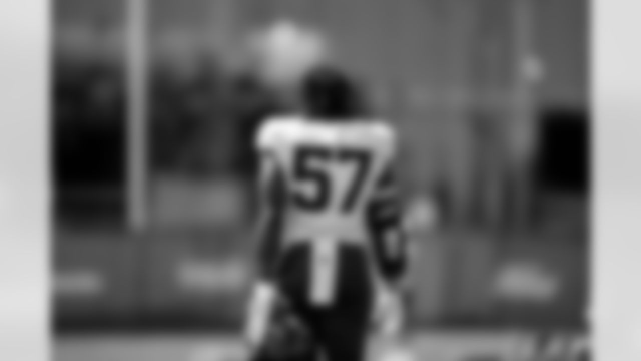 Dre Greenlaw during practice on Wednesday, August 27, 2025 at Broncos Park Powered by CommonSpirit in Englewood, Colorado.
Photo by Gabriel Christus / Denver Broncos