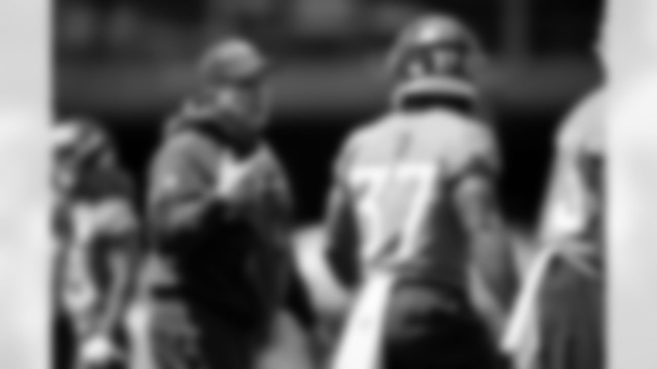 Sean Payton during rookie minicamp at Broncos Park Powered by CommonSpirit in Englewood, Colorado on May 9, 2025. Photo by Ben Swanson / Denver Broncos