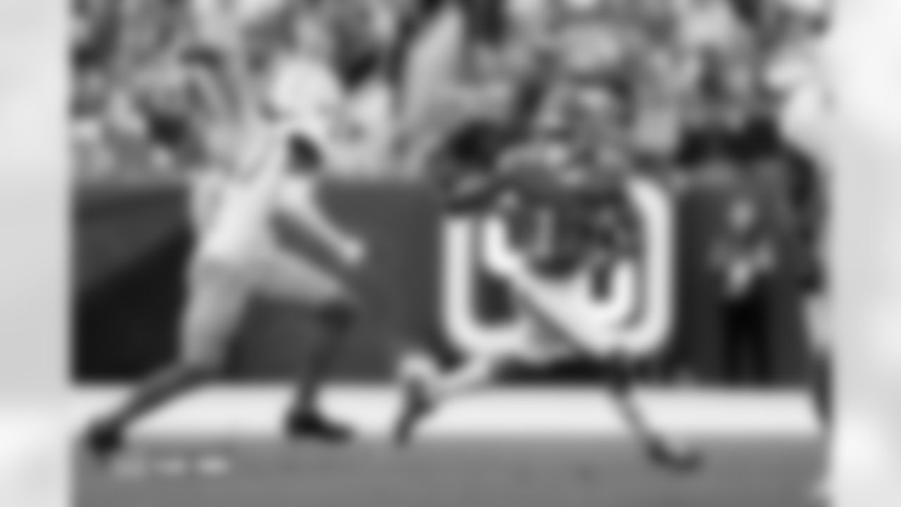 Pat Bryant (13) during the Broncos' Week 18 game against the Los Angeles Chargers at Empower Field at Mile High in Denver, Colorado on January 4, 2026. Photo by Ben Swanson / Denver Broncos