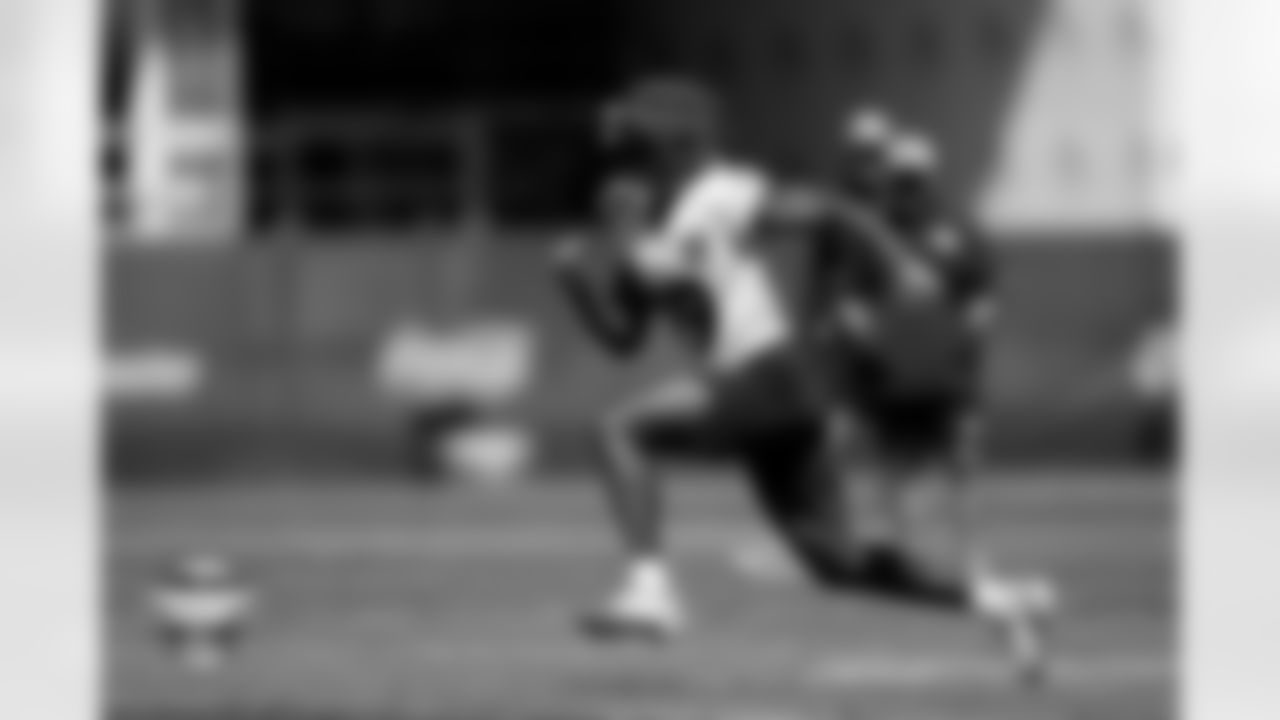 Marvin Mims Jr. during a training camp practice at Broncos Park Powered by CommonSpirit on Saturday, July 26, 2025 in Englewood, Colorado.
Photo by Gabriel Christus / Denver Broncos