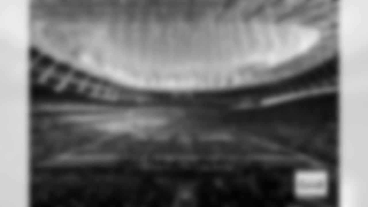 A general interior overall view during the national anthems as fireworks go off before the Broncos' Week 6 game against the New York Jets at Tottenham Hotspur Stadium in London, England on October 12, 2025. Photo by Gabriel Christus / Denver Broncos