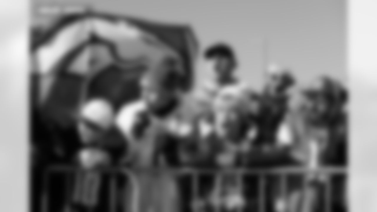 Denver Broncos fans before the Broncos' Divisional Round playoff game against the Buffalo Bills at Empower Field at Mile High in Denver, Colorado on January 17, 2026. Photo by Gavin Liddell / Denver Broncos