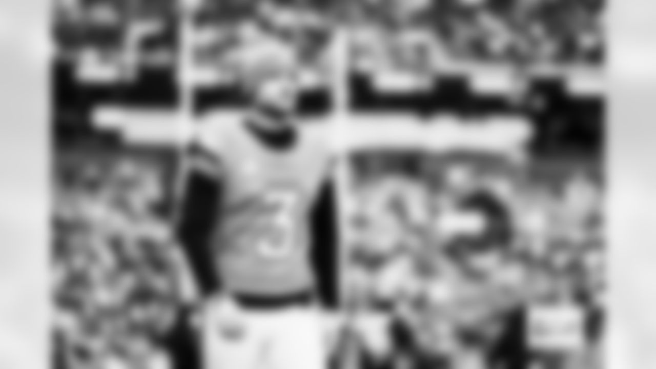 Denver Broncos placekicker Wil Lutz (3) before the AFC Championship Game between the Denver Broncos and New England Patriots at Empower Field at Mile High in Denver, Colorado on January 25, 2026. Photo by Gavin Liddell / Denver Broncos