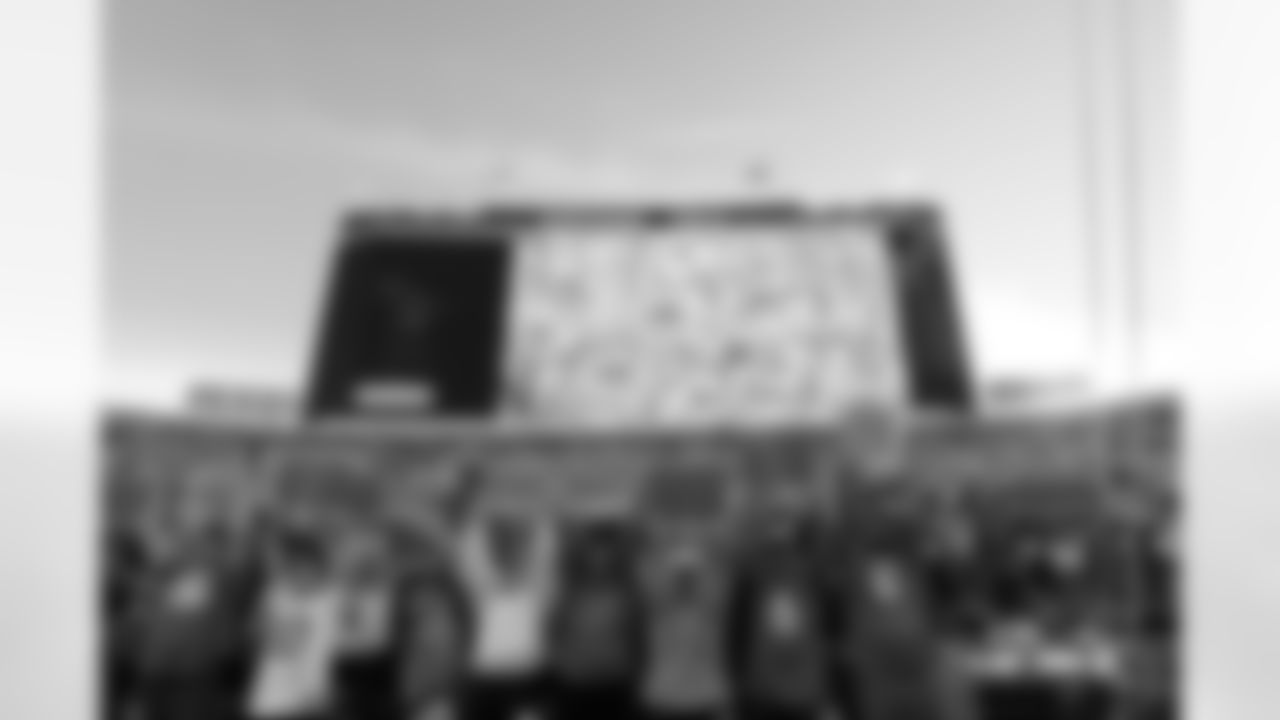 Denver Broncos fans in the south stands perform the card stunt before the Broncos' Week 18 game against the Los Angeles Chargers at Empower Field at Mile High in Denver, Colorado on January 4, 2026. Photo by Gavin Liddell / Denver Broncos