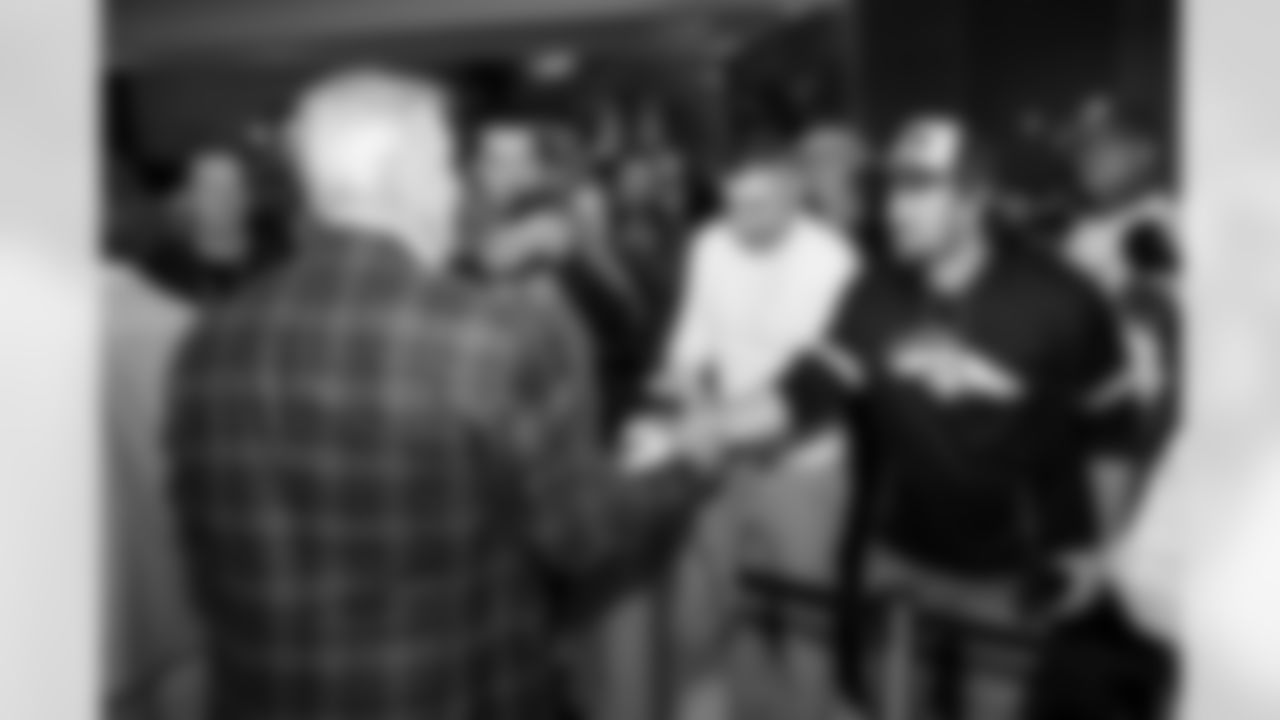 John Elway greets fans at the movie premiere for the Netflix documentary "Elway" at the Ellie Caulkins Opera House in Denver, Colorado on November 8, 2025. Photo by Ben Swanson / Denver Broncos