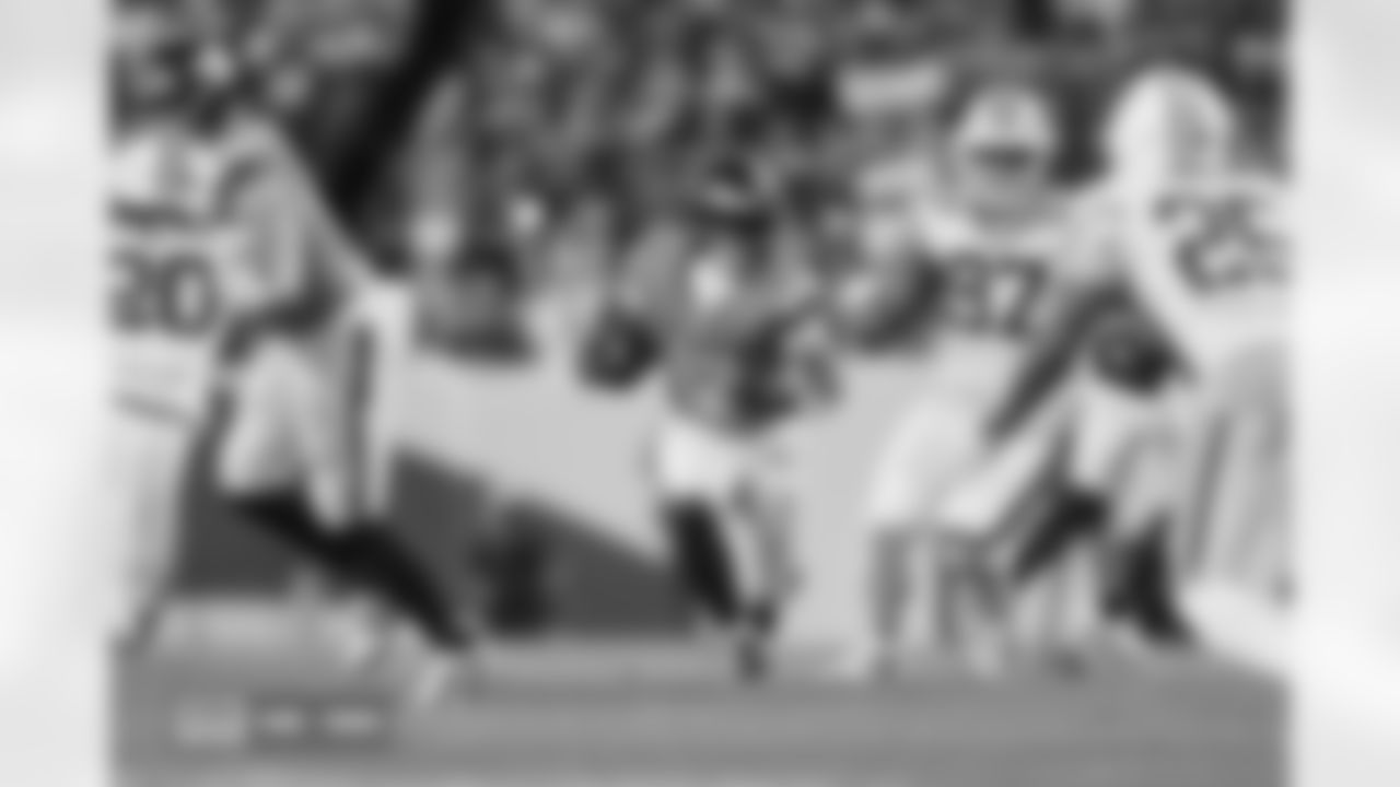 RJ Harvey (12) during the Broncos' Week 15 game against the Green Bay Packers at Empower Field at Mile High in Denver, Colorado on December 14, 2025. Photo by Gabriel Christus / Denver Broncos