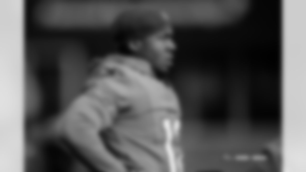 RJ Harvey during practice at Broncos Park Powered by CommonSpirit in Englewood, Colorado on November 26, 2025. Photo by Ben Swanson / Denver Broncos