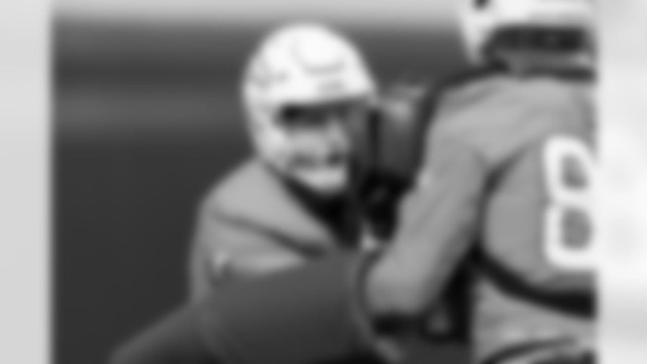 Adam Trautman during practice at Broncos Park Powered by CommonSpirit in Englewood, Colorado on December 17, 2025. Photo by Ben Swanson / Denver Broncos