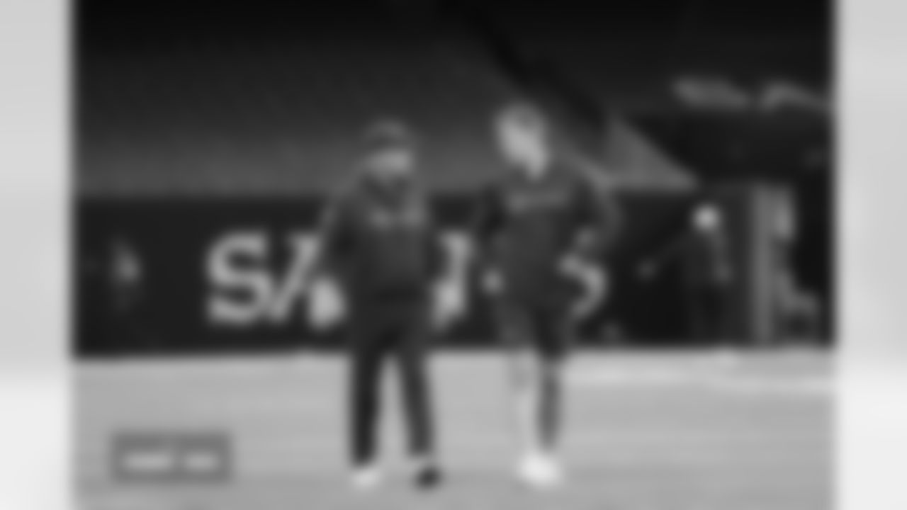 Sean Payton and Bo Nix before the Broncos' preseason Week 3 game against the New Orleans Saints at Caesars Superdome in New Orleans, Louisiana on August 23, 2025. Photo by Gabriel Christus / Denver Broncos
