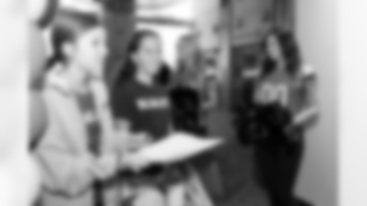 The Denver Broncos host Denver Public School's 8th Grade Career Fair at Empower Field at Mile High in Denver, Colorado on November 12, 2025. Photo by Ben Swanson / Denver Broncos