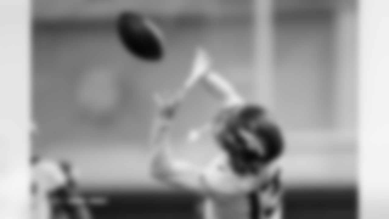 Pat Bryant during practice at Broncos Park Powered by CommonSpirit in Englewood, Colorado on October 31, 2025. Photo by Ben Swanson / Denver Broncos