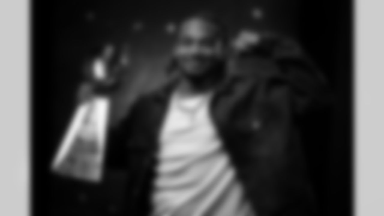 Bradley Roby poses for a portrait at the 2025 Alumni Weekend Reception on October 18, 2025. Photo by Ben Swanson / Denver Broncos