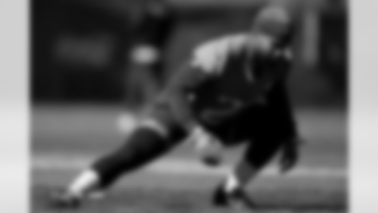 J.K. Dobbins during practice on Friday, October 17, 2025 at Broncos Park Powered by CommonSpirit in Englewood, Colorado.
Photo by Gabriel Christus / Denver Broncos