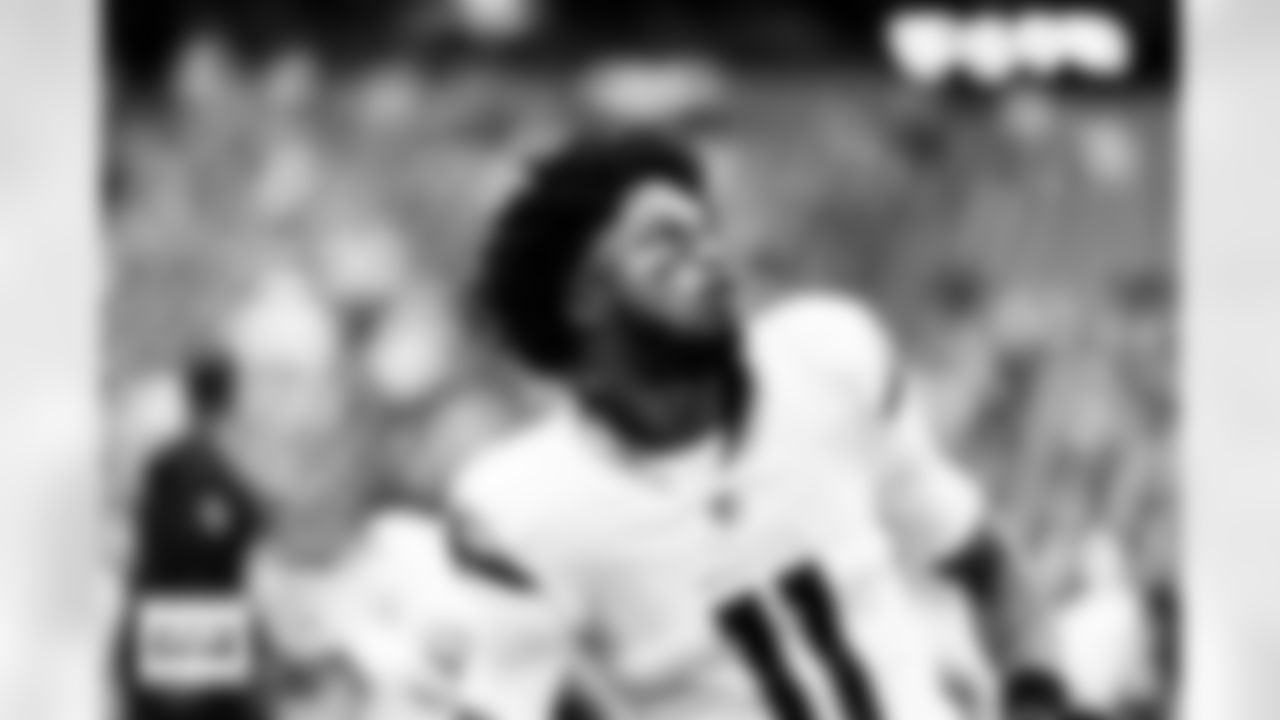 Denver Broncos wide receiver Troy Franklin (11) warms up before the Broncos' Week 9 game against the Houston Texans at NRG Stadium in Houston, Texas on November 2, 2025. Photo by Gabriel Christus / Denver Broncos