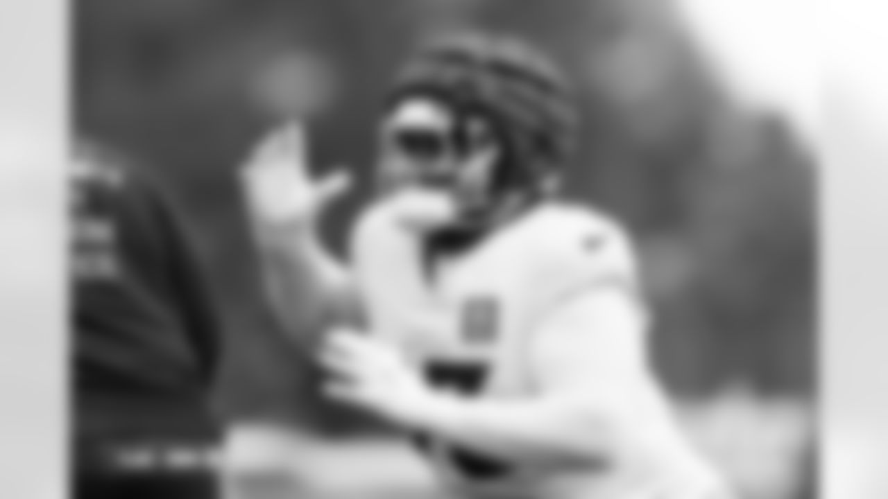 D.J. Jones during practice at Broncos Park Powered by CommonSpirit in Englewood, Colorado on January 1, 2026. Photo by Ben Swanson / Denver Broncos