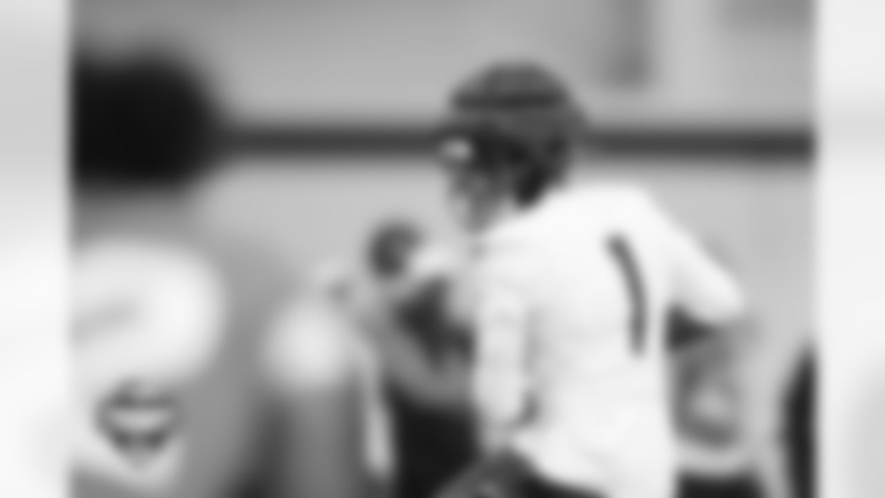 Evan Engram during practice on Thursday, August 21, 2025 at Broncos Park Powered by CommonSpirit in Englewood, Colorado.
Photo by Gabriel Christus / Denver Broncos