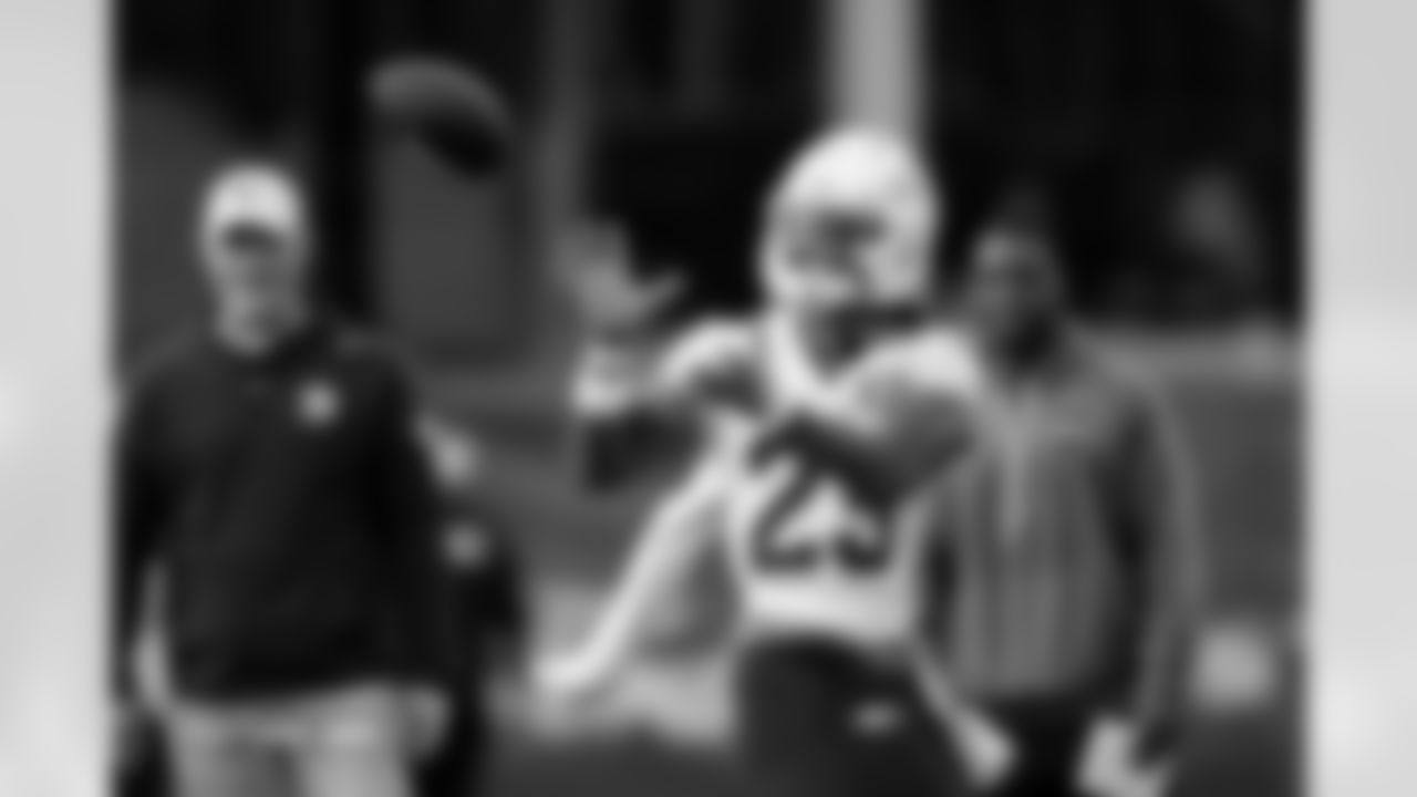 Jahdae Barron during practice at Broncos Park Powered by CommonSpirit in Englewood, Colorado on December 19, 2025. Photo by Ben Swanson / Denver Broncos