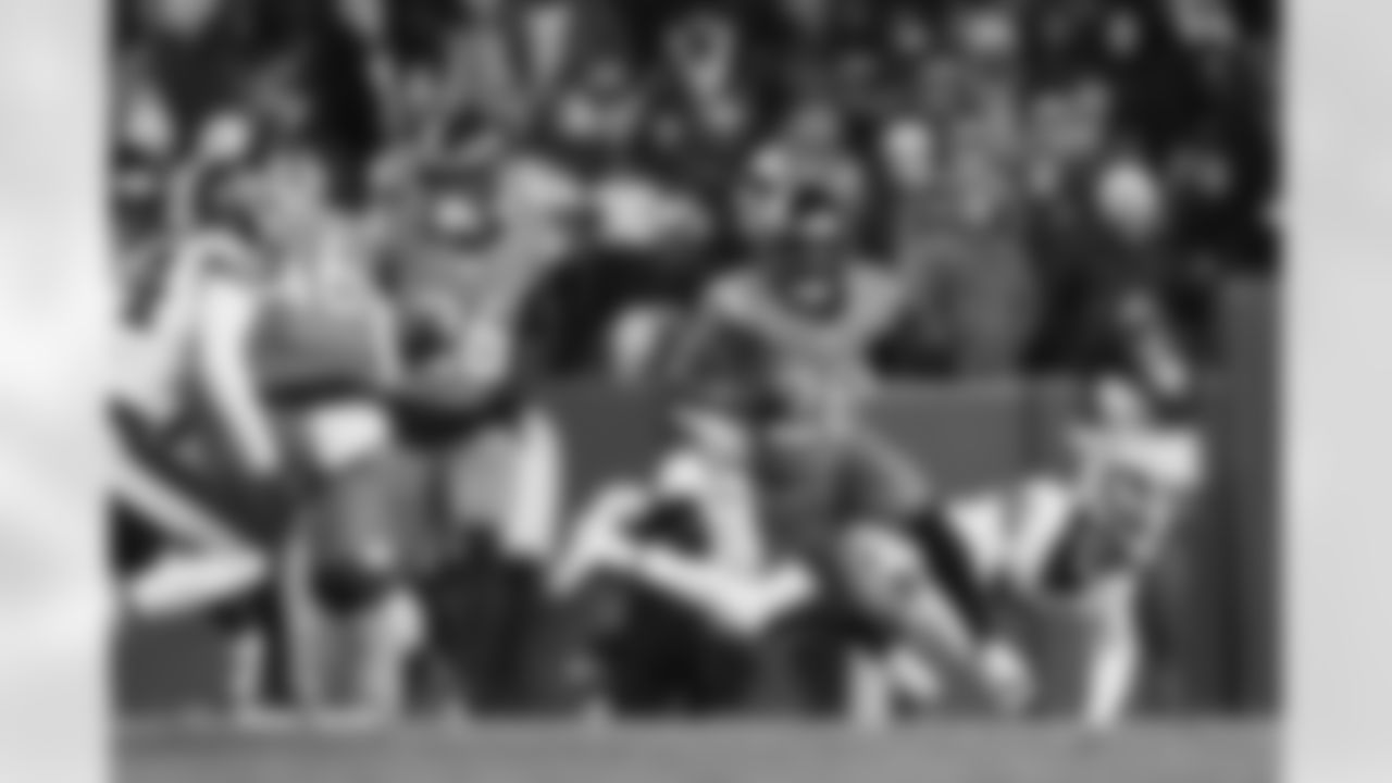 Tyler Badie during the Broncos' Week 13 game against the Washington Commanders at Northwest Stadium in Landover, Maryland on November 30, 2025. Photo by Gabriel Christus / Denver Broncos