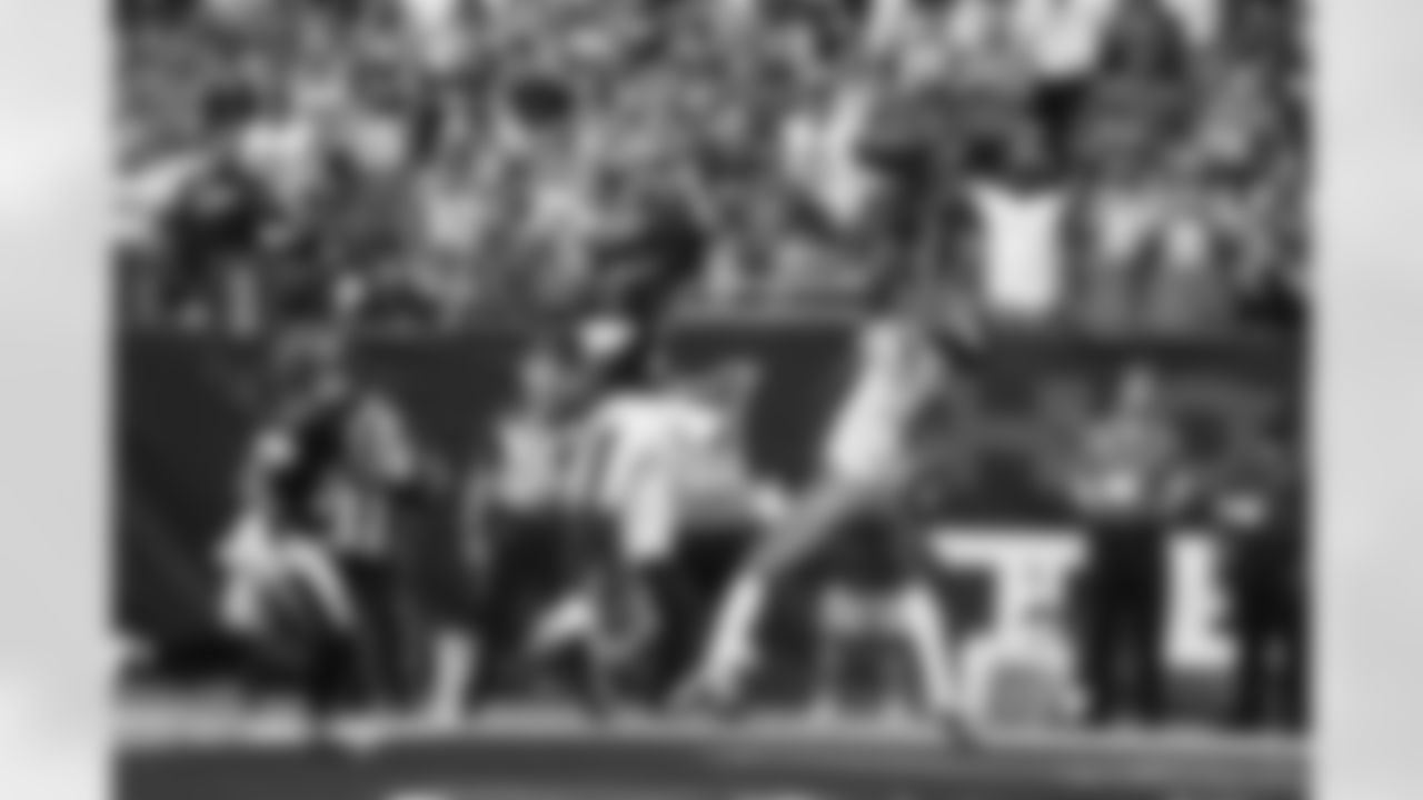 Troy Franklin during the Broncos' Week 9 game against the Houston Texans at NRG Stadium in Houston, Texas on November 2, 2025. Photo by Ben Swanson / Denver Broncos