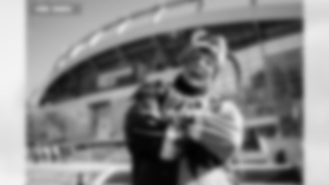 Denver Broncos fans before the AFC Championship Game between the Denver Broncos and New England Patriots at Empower Field at Mile High in Denver, Colorado on January 25, 2026. Photo by Kyle Cooper / Denver Broncos