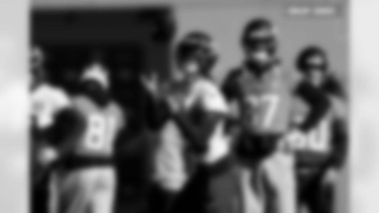 Jahdae Barron during practice at Broncos Park Powered by CommonSpirit in Englewood, Colorado on January 15, 2026. Photo by Ben Swanson / Denver Broncos