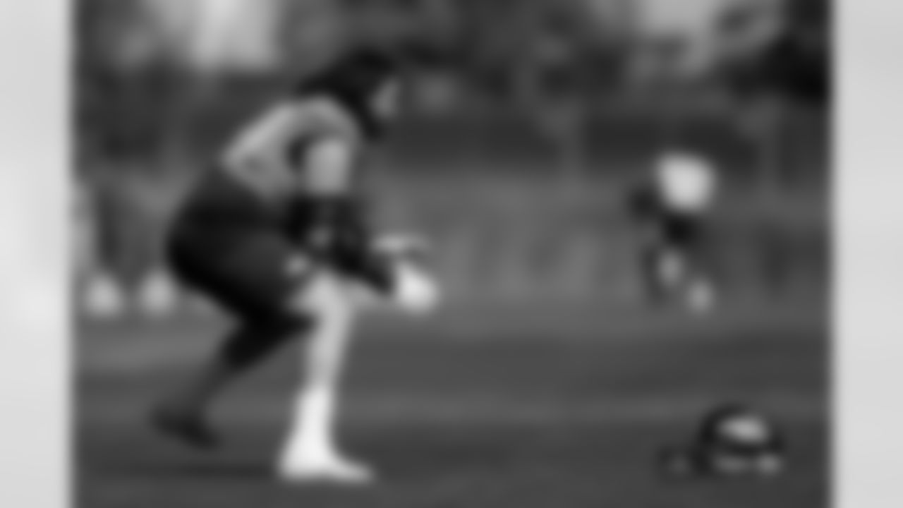 Luke Wattenberg during practice on Thursday, September 19, 2024 at Broncos Park Powered by CommonSpirit in Englewood, Colorado.
Photo by Gabriel Christus / Denver Broncos