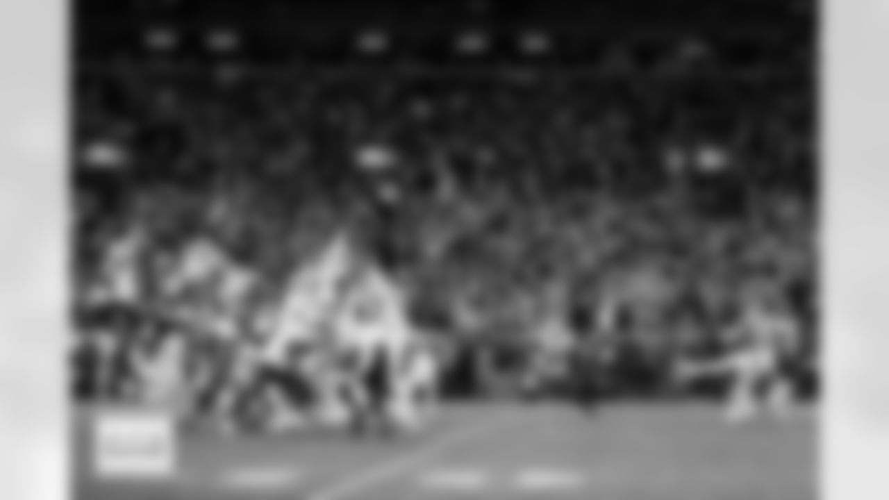 Denver Broncos placekicker Wil Lutz (3) kicks the game-winning field goal as punter Jeremy Crawshaw (16) holds during the Broncos' Divisional Round playoff game against the Buffalo Bills at Empower Field at Mile High in Denver, Colorado on January 17, 2026. Photo by Ben Swanson / Denver Broncos