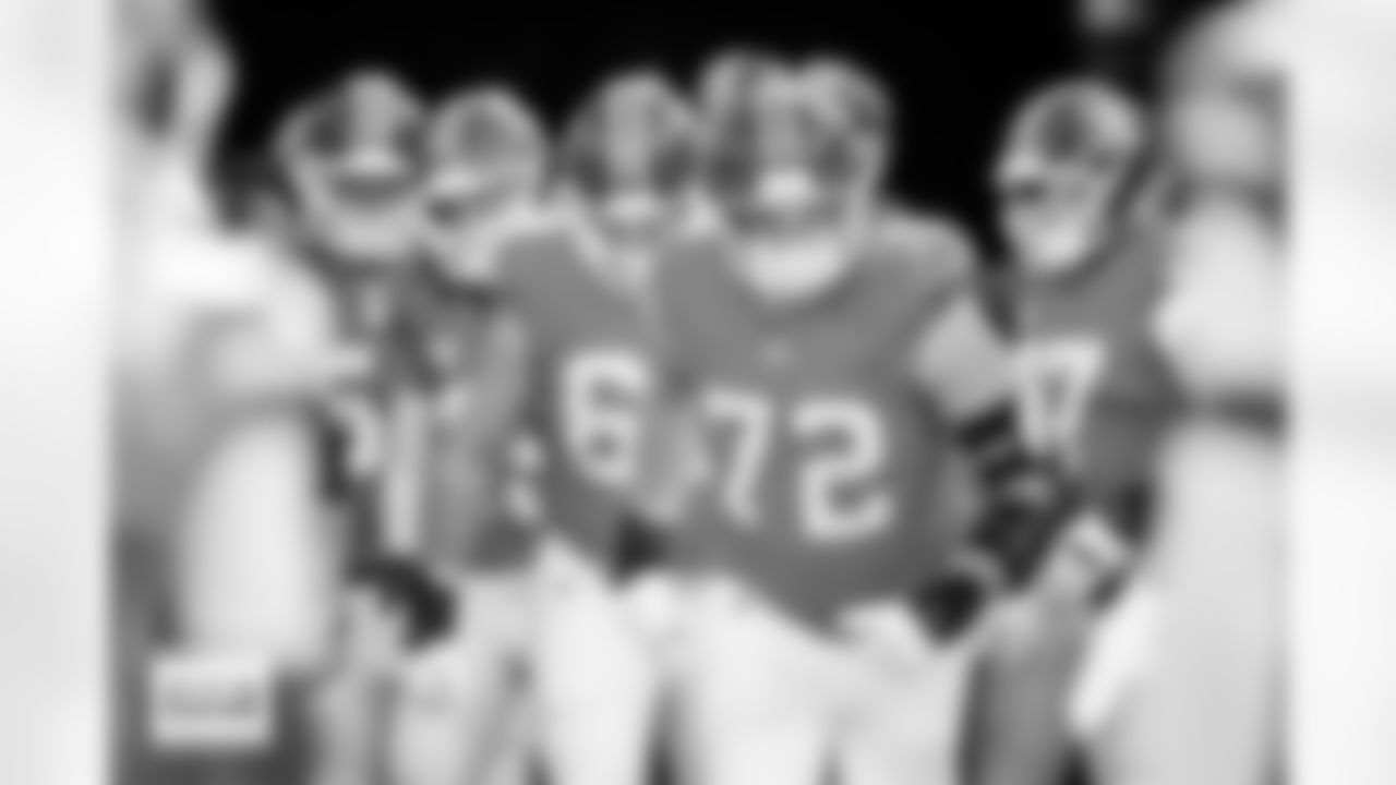 Garett Bolles before the Broncos' Week 18 game against the Los Angeles Chargers at Empower Field at Mile High in Denver, Colorado on January 4, 2026. Photo by Ben Swanson / Denver Broncos