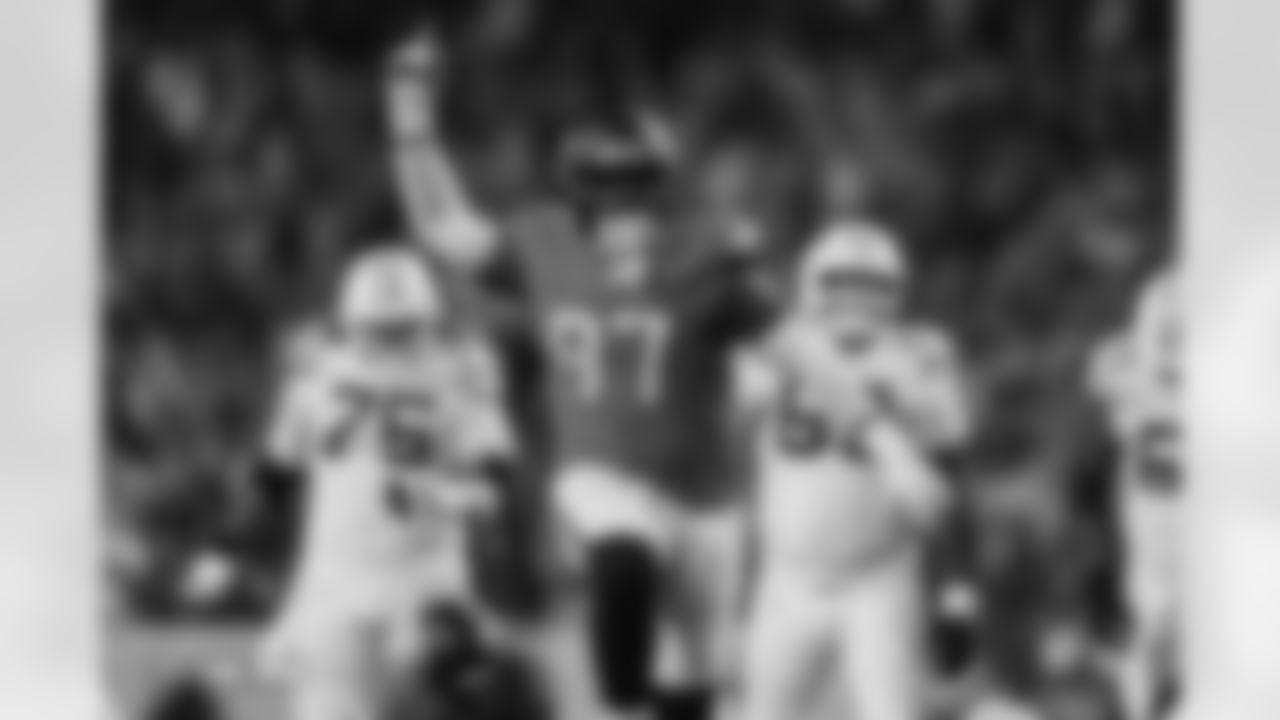 Malcolm Roach during the Broncos' Week 15 game against the Green Bay Packers at Empower Field at Mile High in Denver, Colorado on December 14, 2025. Photo by Ben Swanson / Denver Broncos