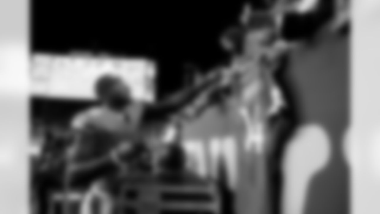 Courtland Sutton (14) after the Broncos' Week 10 game against the Las Vegas Raiders at Empower Field at Mile High in Denver, Colorado on November 6, 2025. Photo by Gavin Liddell / Denver Broncos