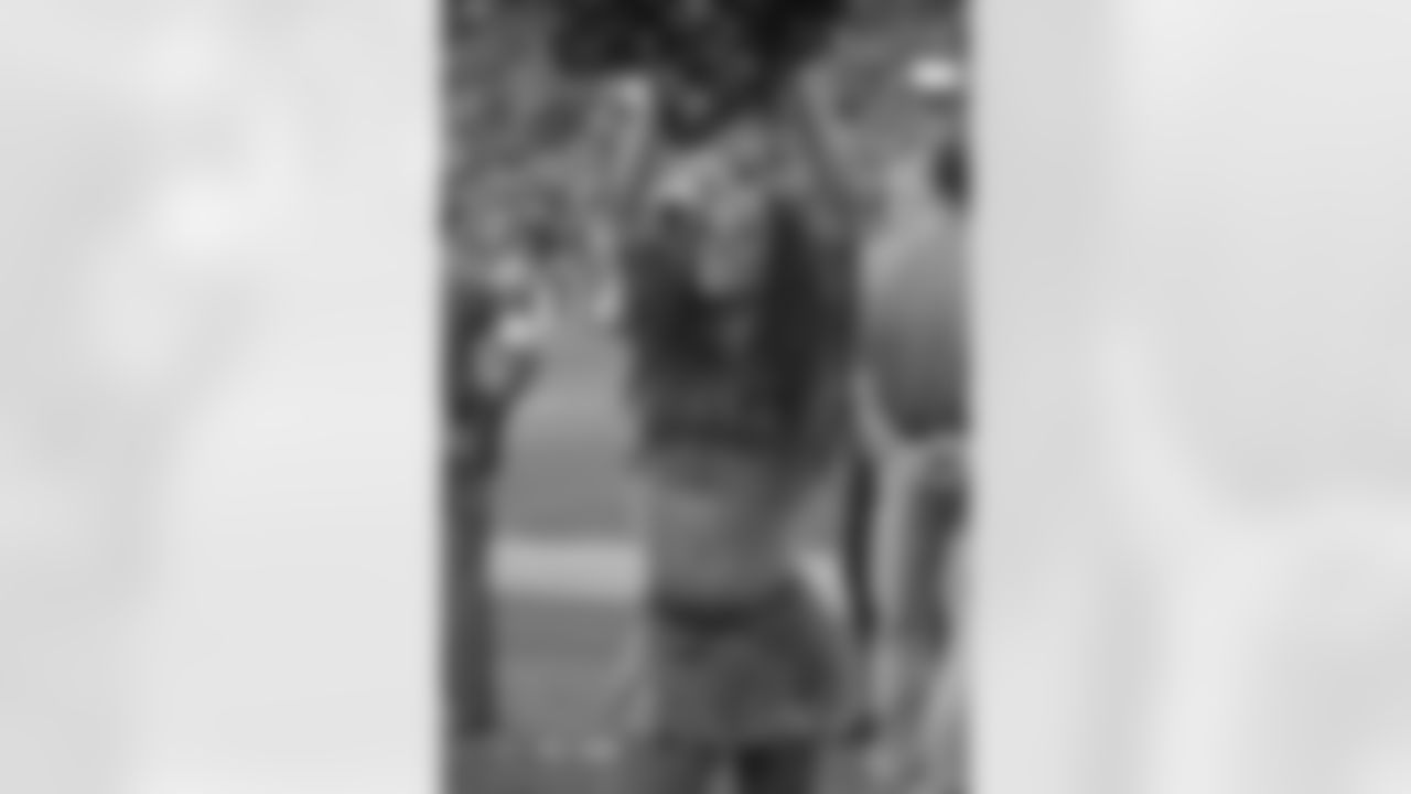 Denver Broncos Cheerleaders during the Broncos' Week 11 game against the Kansas City Chiefs at Empower Field at Mile High in Denver, Colorado on November 16, 2025. Photo by Paul Cloud / Denver Broncos