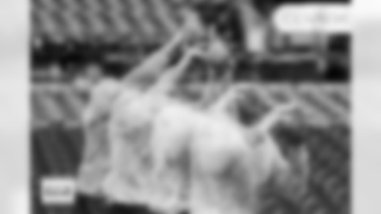 A multiple-exposure image of Courtland Sutton before the Broncos' Week 18 game against the Los Angeles Chargers at Empower Field at Mile High in Denver, Colorado on January 4, 2026. Photo by Ben Swanson / Denver Broncos