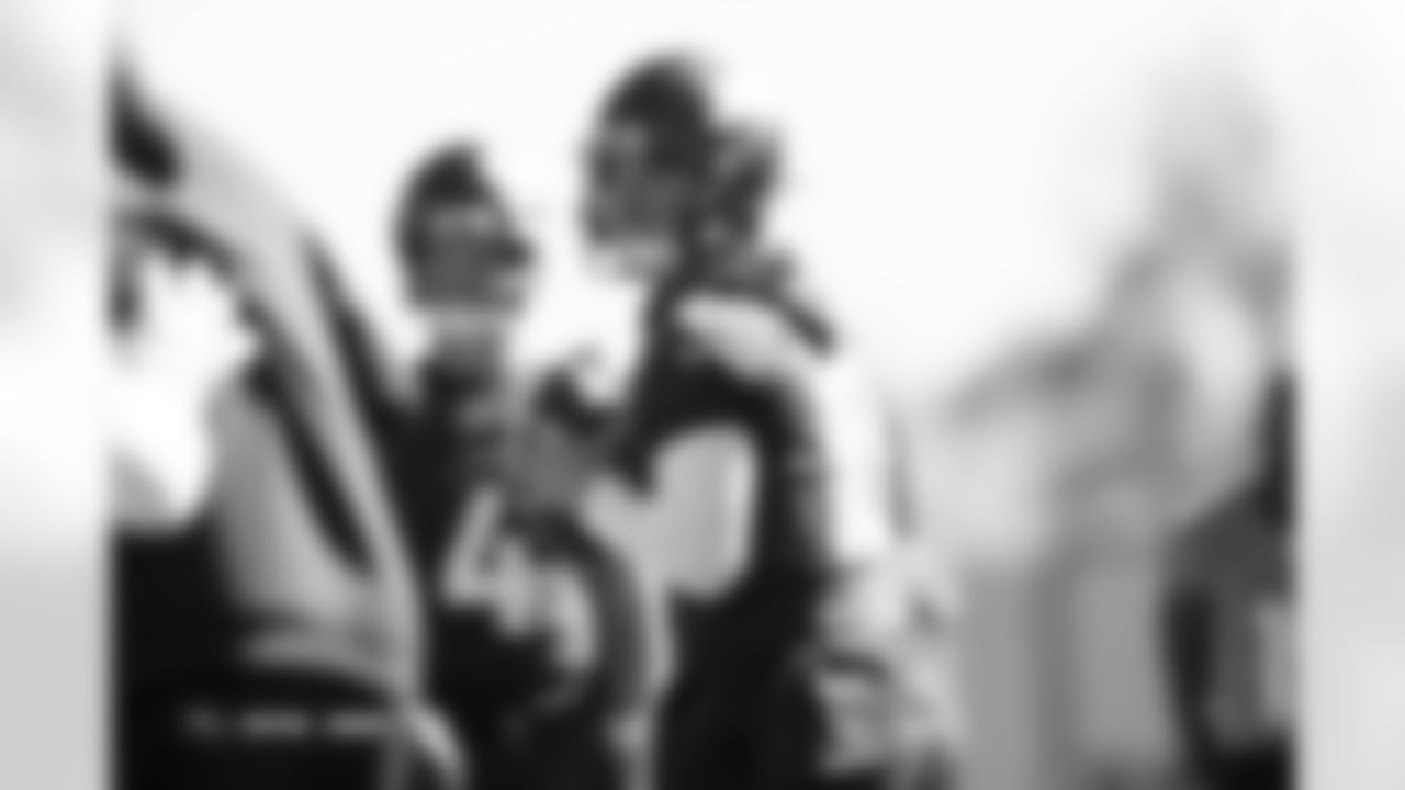 Bo Nix during practice on Friday, October 17, 2025 at Broncos Park Powered by CommonSpirit in Englewood, Colorado.
Photo by Gabriel Christus / Denver Broncos