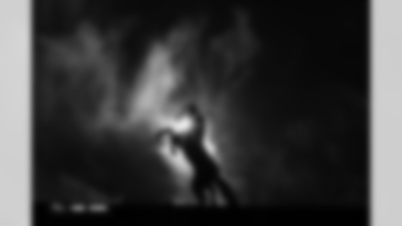 Bucky the Bronco the statue before the Broncos' Week 15 game against the Green Bay Packers at Empower Field at Mile High in Denver, Colorado on December 14, 2025. Photo by Gavin Liddell / Denver Broncos