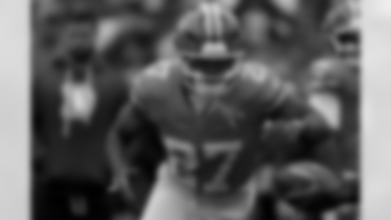 J.K. Dobbins before the Broncos' Week 8 game against the Dallas Cowboys at Empower Field at Mile High in Denver, Colorado on October 26, 2025. Photo by Ben Swanson / Denver Broncos