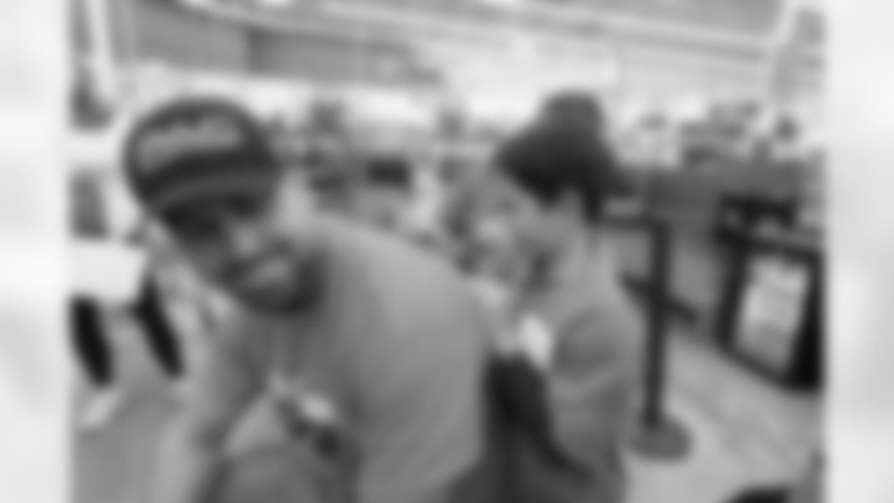 Denver Broncos Alumni helped kids from the Boys & Girls Club shop for Christmas during a Shop with a Jock event on Thursday, December 4, 2025 in Aurora, Colorado.
Photo by Gabriel Christus / Denver Broncos