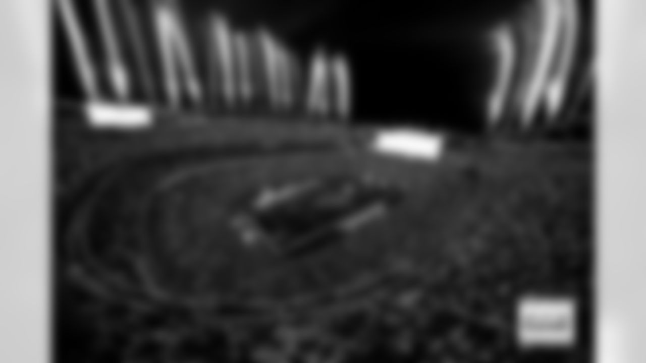 Denver Broncos Cheerleaders perform during "Let's Glow Back" light-up halftime show of the Broncos' Week 10 game against the Las Vegas Raiders at Empower Field at Mile High in Denver, Colorado on November 6, 2025. Photo by Gabriel Christus / Denver Broncos