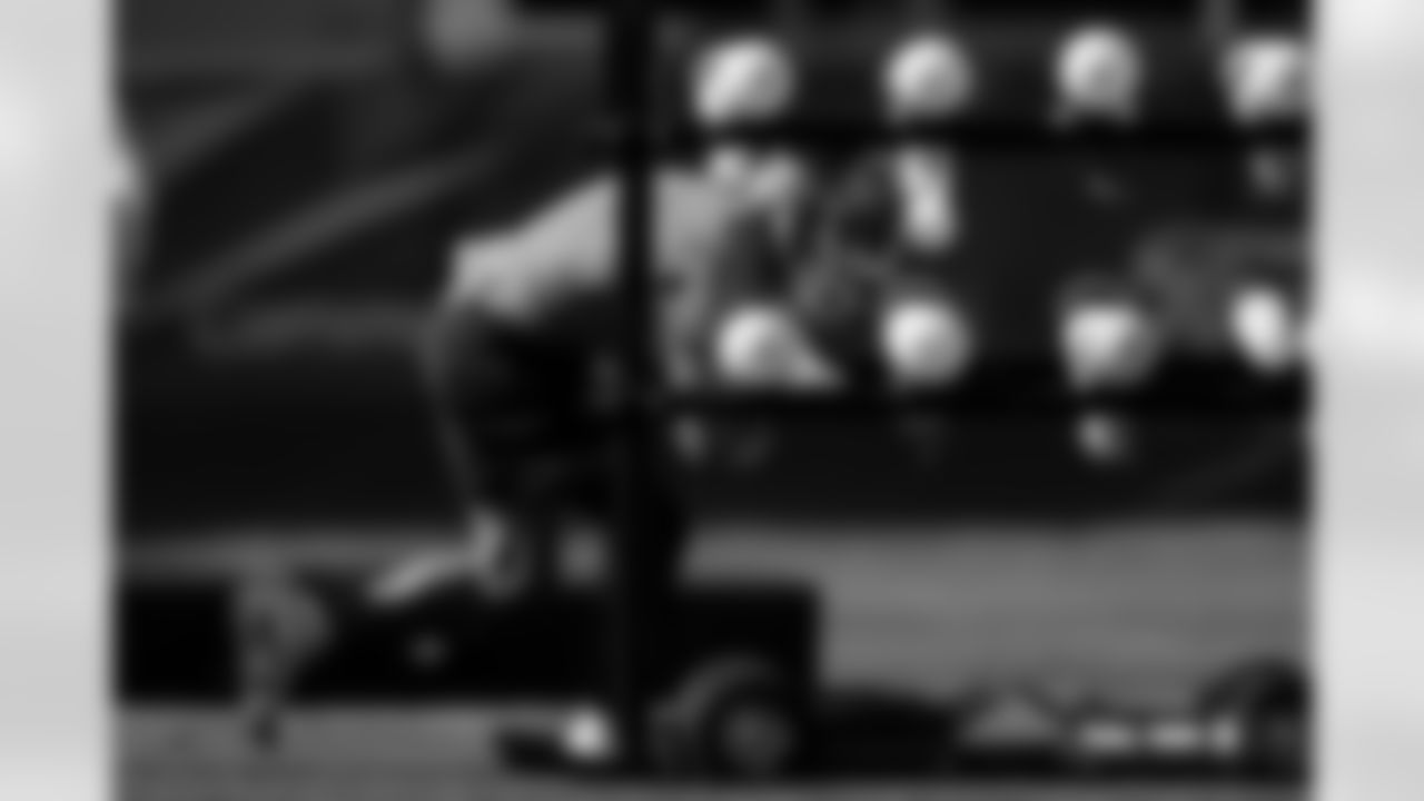 Evan Engram during practice at Broncos Park Powered by CommonSpirit in Englewood, Colorado on October 23, 2025. Photo by Ben Swanson / Denver Broncos