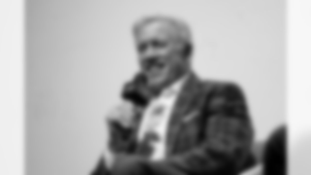 John Elway takes part in a Q&A at the movie premiere for the Netflix documentary "Elway" at the Ellie Caulkins Opera House in Denver, Colorado on November 8, 2025. Photo by Ben Swanson / Denver Broncos