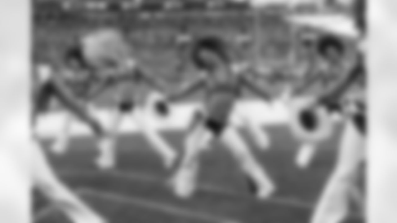 Denver Broncos Cheerleaders perform during the Broncos' Week 15 game against the Green Bay Packers at Empower Field at Mile High in Denver, Colorado on December 14, 2025. Photo by Adam Bratten / Denver Broncos