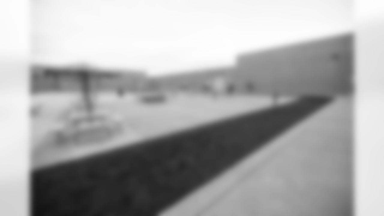 Photos from the ribbon cutting of the remodeled courtyard on Tuesday, December 16, 2025 at Marvin W. Foote Youth Services Center in Englewood, Colorado.
Photo by Gabriel Christus / Denver Broncos