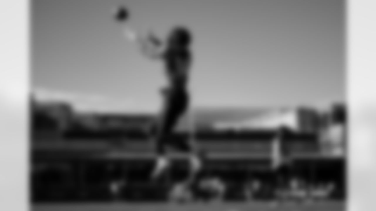 Courtland Sutton during practice at Broncos Park Powered by CommonSpirit in Englewood, Colorado on November 27, 2025. Photo by Ben Swanson / Denver Broncos