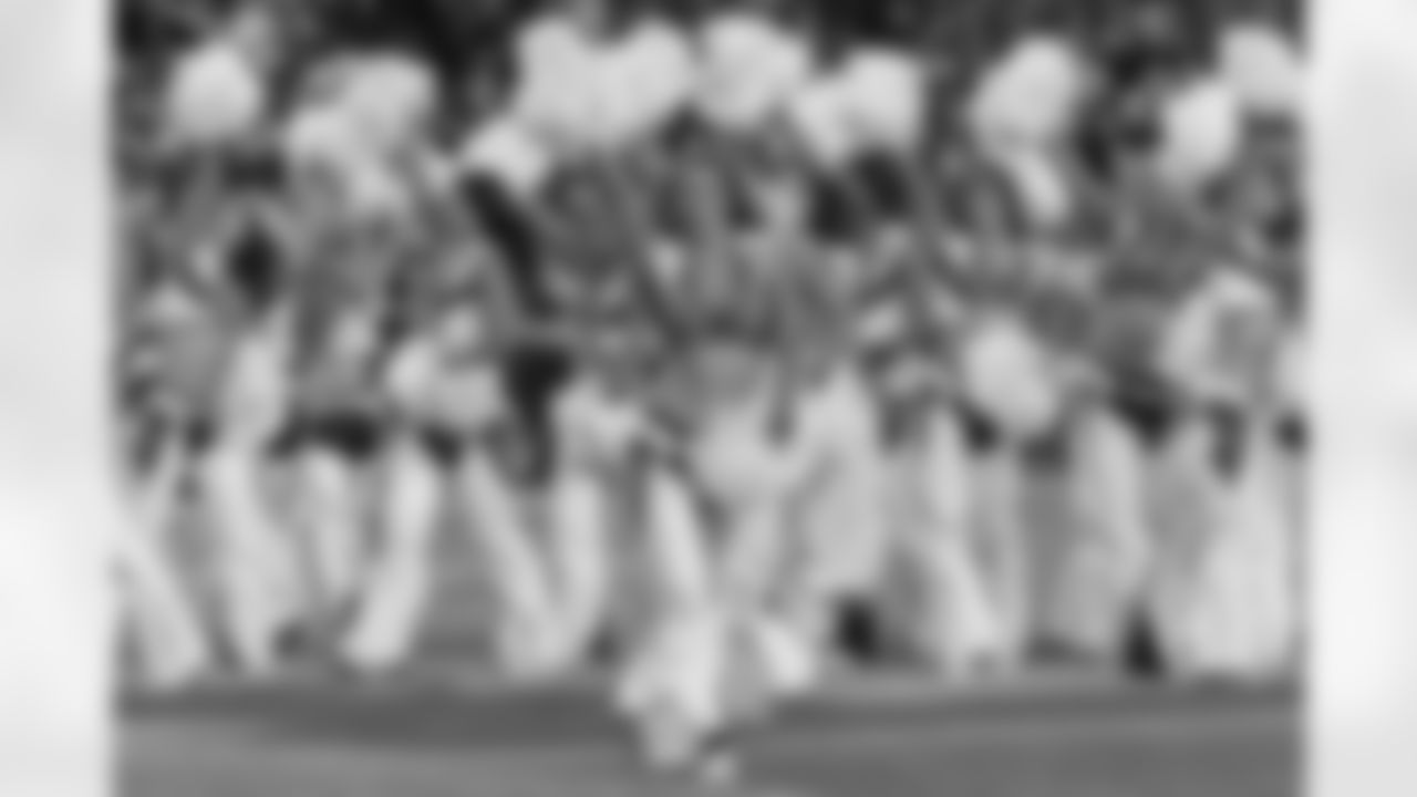 during the Broncos' Week 10 game against the Las Vegas Raiders at Empower Field at Mile High in Denver, Colorado on November 6, 2025. Photo by Paul Cloud / Denver Broncos