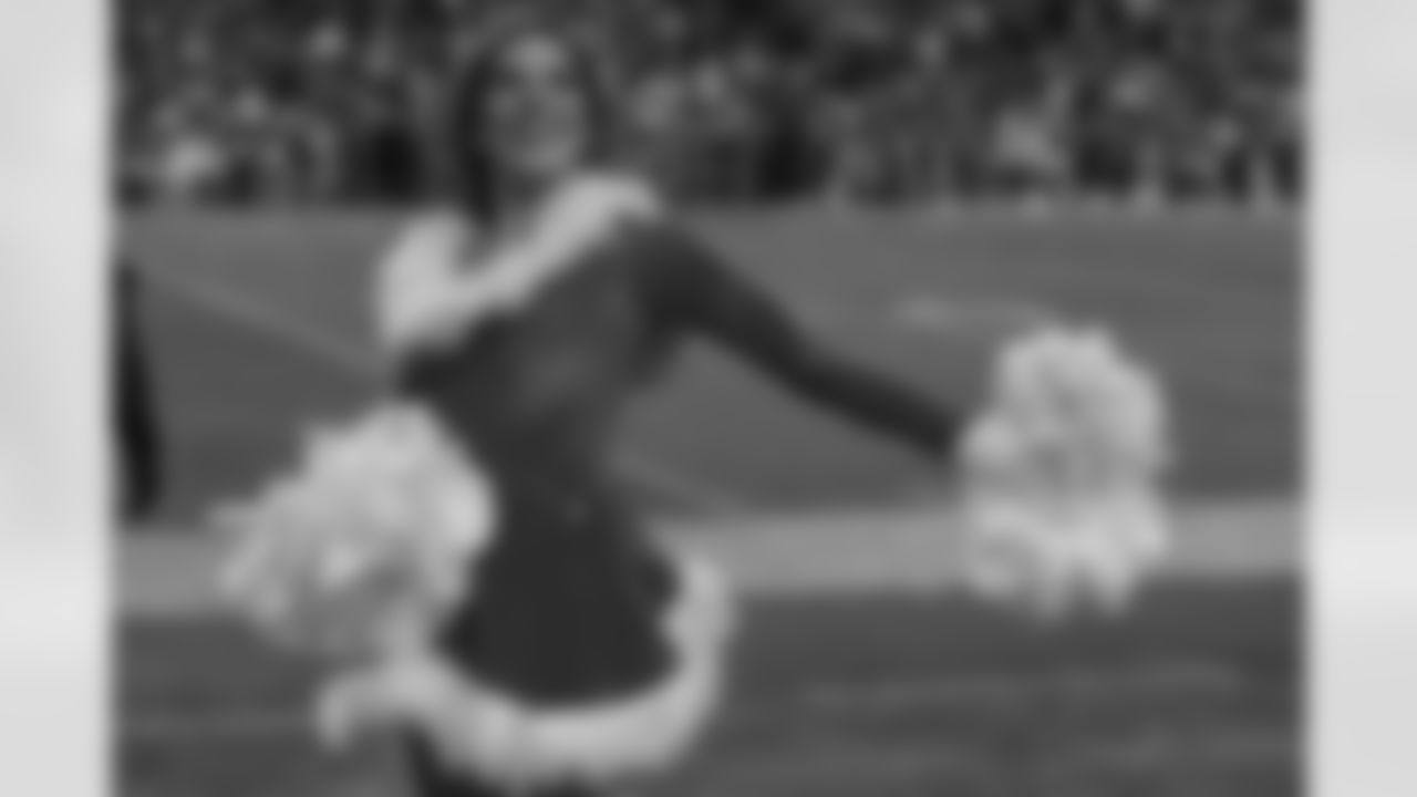 The Denver Broncos Cheerleaders perform during the Broncos Week 16 game vs. the New England Patriots at Empower Field at Mile High in Denver, Colorado on December 24, 2023.