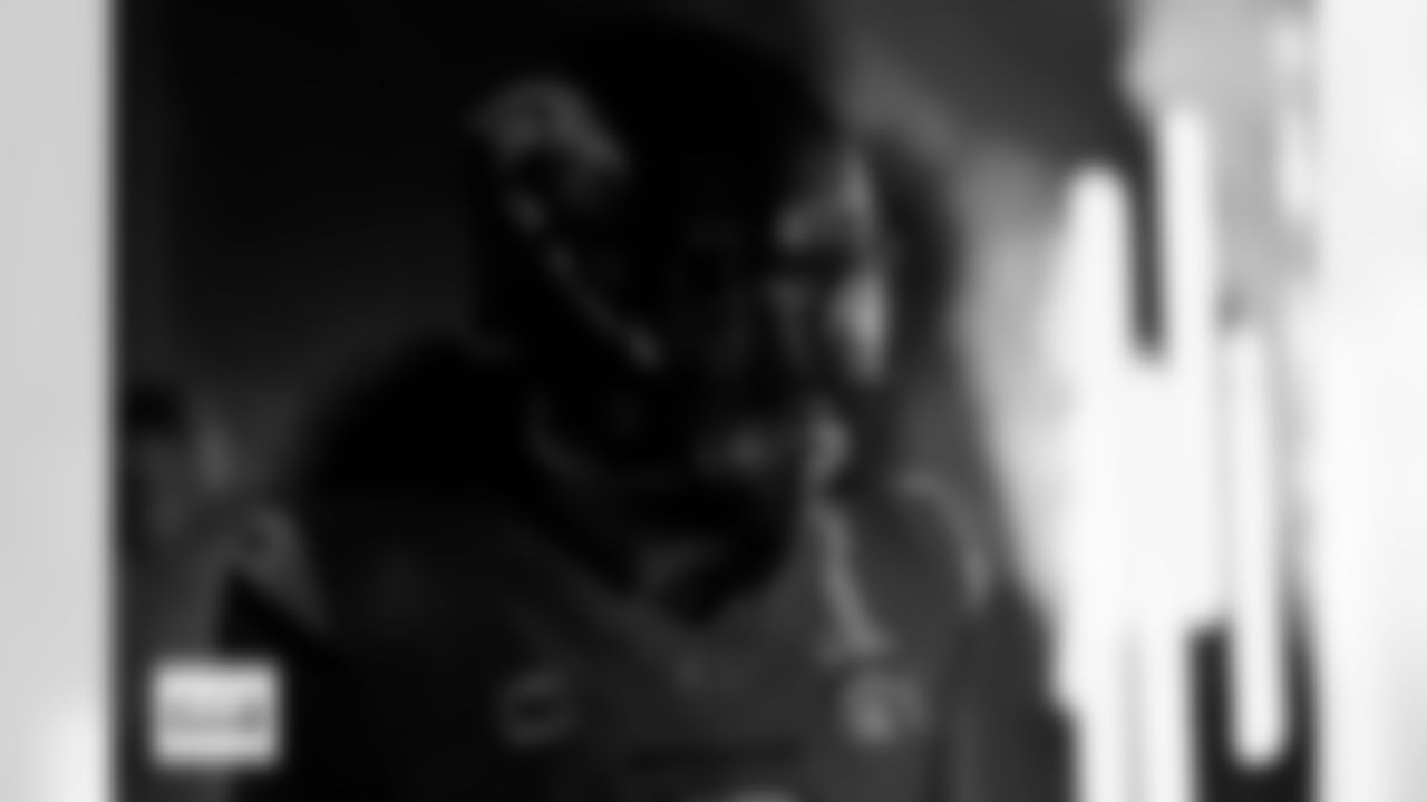 Denver Broncos safety Talanoa Hufanga (9) in the tunnel during player and team introductions before the Broncos' Week 16 game against the Jacksonville Jaguars at Empower Field at Mile High in Denver, Colorado on December 21, 2025. Photo by Ben Swanson / Denver Broncos