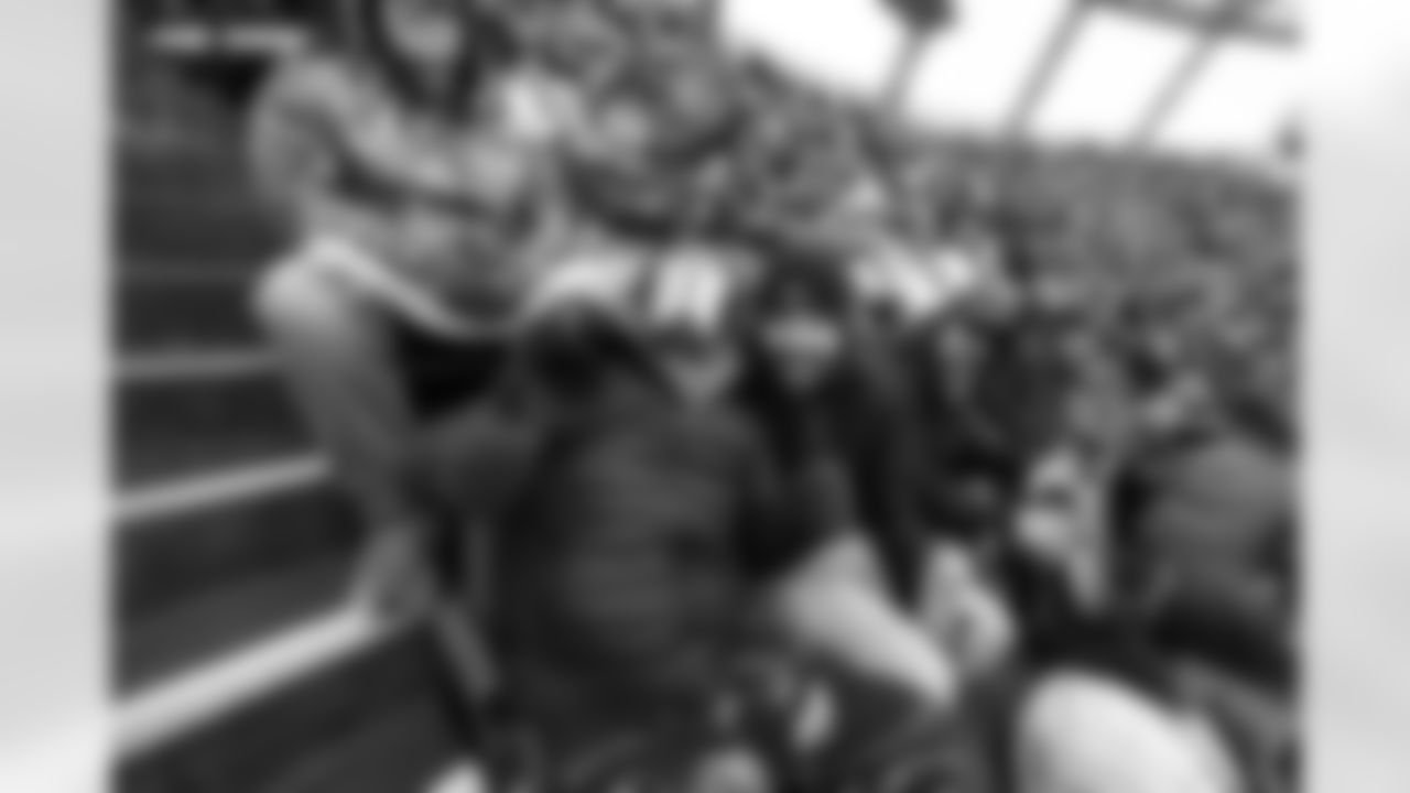 Denver Broncos fans before the AFC Championship Game between the Denver Broncos and New England Patriots at Empower Field at Mile High in Denver, Colorado on January 25, 2026. Photo by Kyle Cooper / Denver Broncos