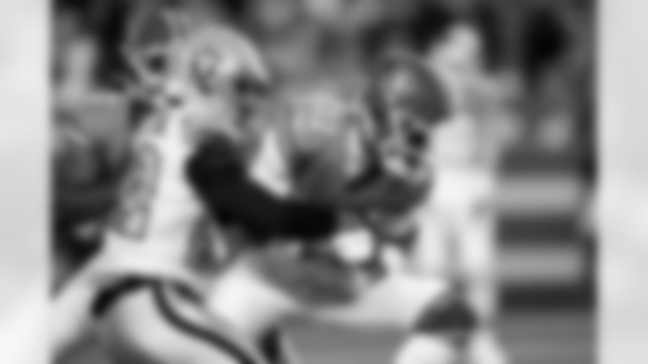 Denver Broncos wide receiver Troy Franklin (11) runs with the ball after a reception during the Broncos' Week 10 game against the Las Vegas Raiders at Empower Field at Mile High in Denver, Colorado on November 6, 2025. Photo by Ben Swanson / Denver Broncos